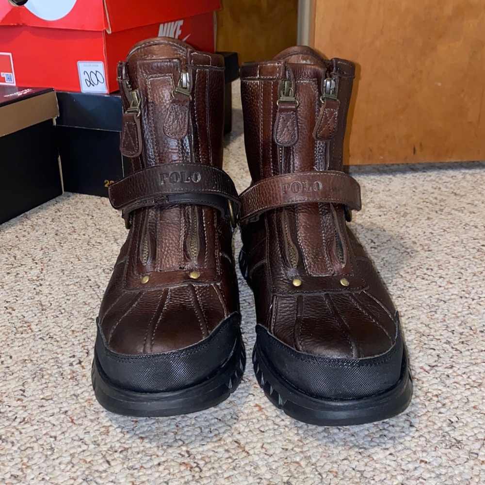 Polo Ralph Lauren leather boots
